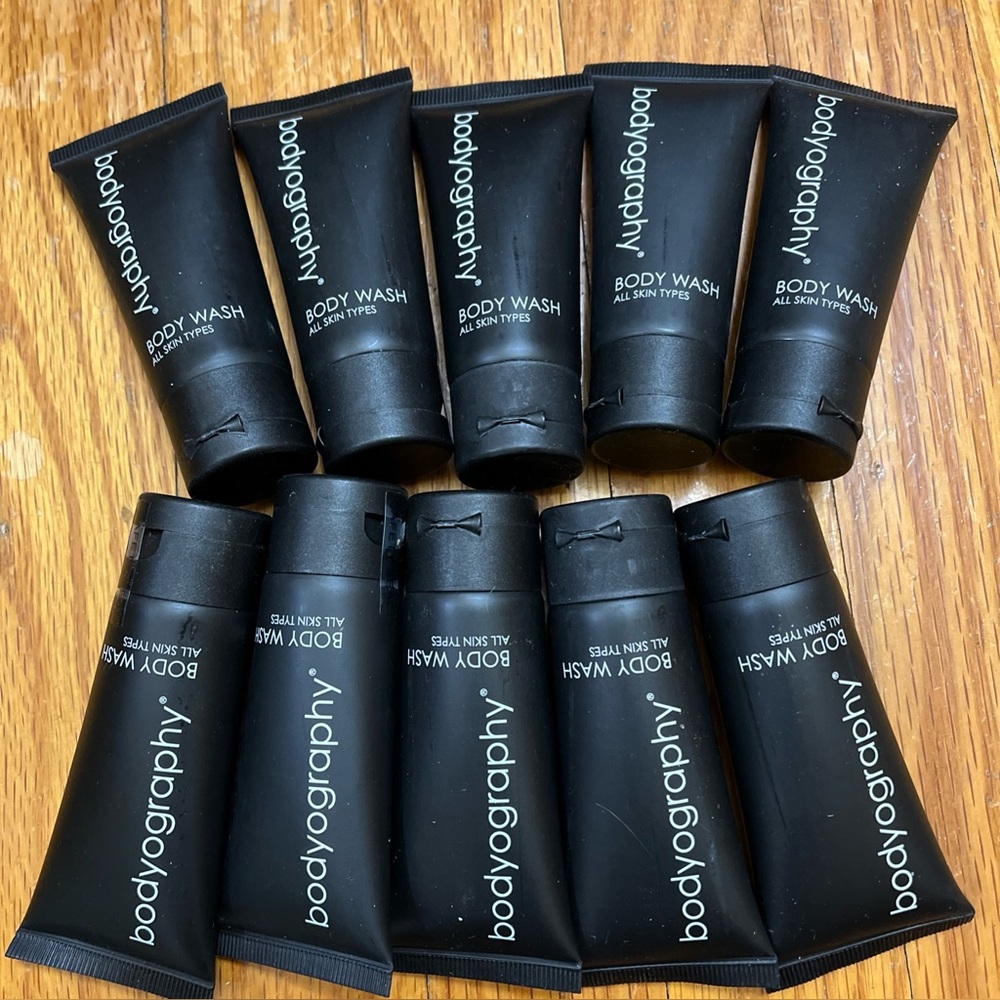 Bodyography travel size vegan luxury body wash lot of 10 unisex